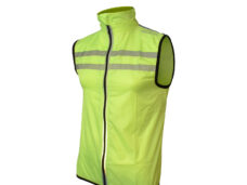 Gato windbreaker mesh vest  neon yellow extra small