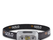 Gato hoofd-/helmlamp grijs one size