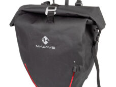 M-Wave enkele tas Downtown Ridebag Evident LED 23l zwart