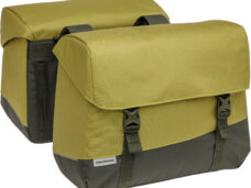 New Looxs dubbele tas Oslo Joli 37l rPET olijfgroen/geel