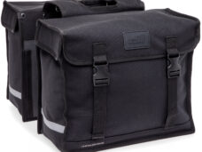 New Looxs dubbele tas Deluxe 46l canvas zwart