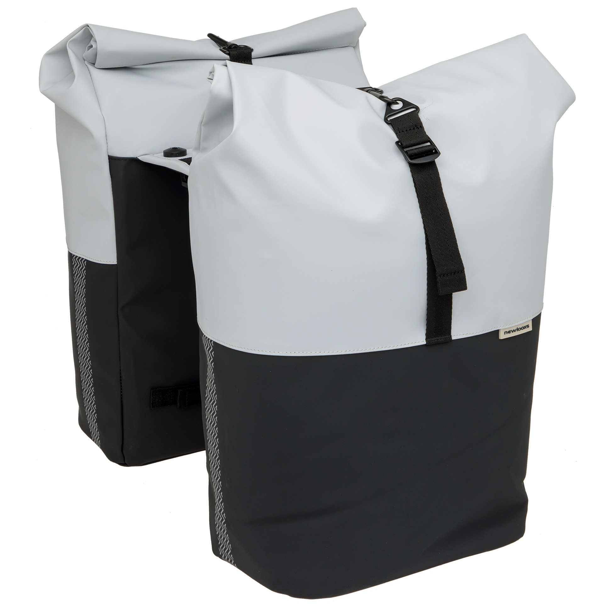 New Looxs dubbele tas Nyborg MIK 2.0 34l lichtgrijs/zwart