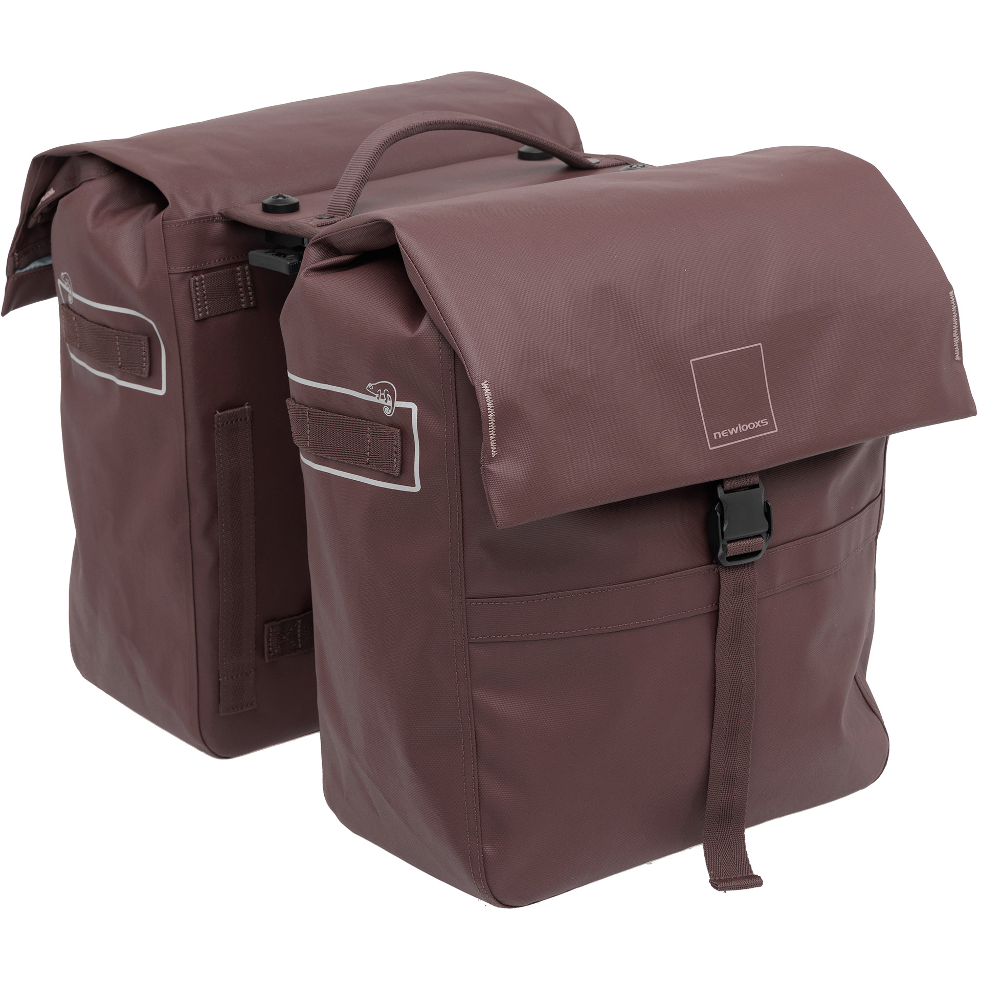 New Looxs dubbele tas Leeds 38l MIK 2.0 chocolate