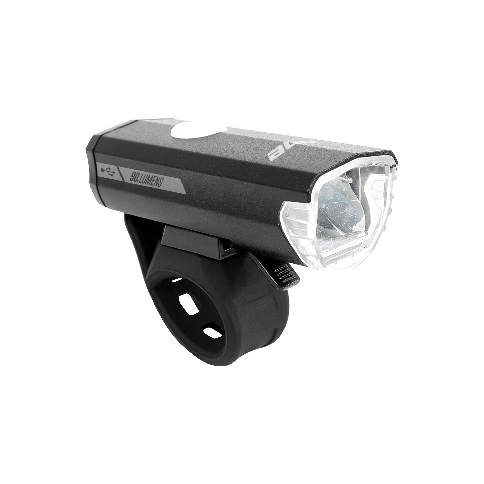 One Koplamp zwart