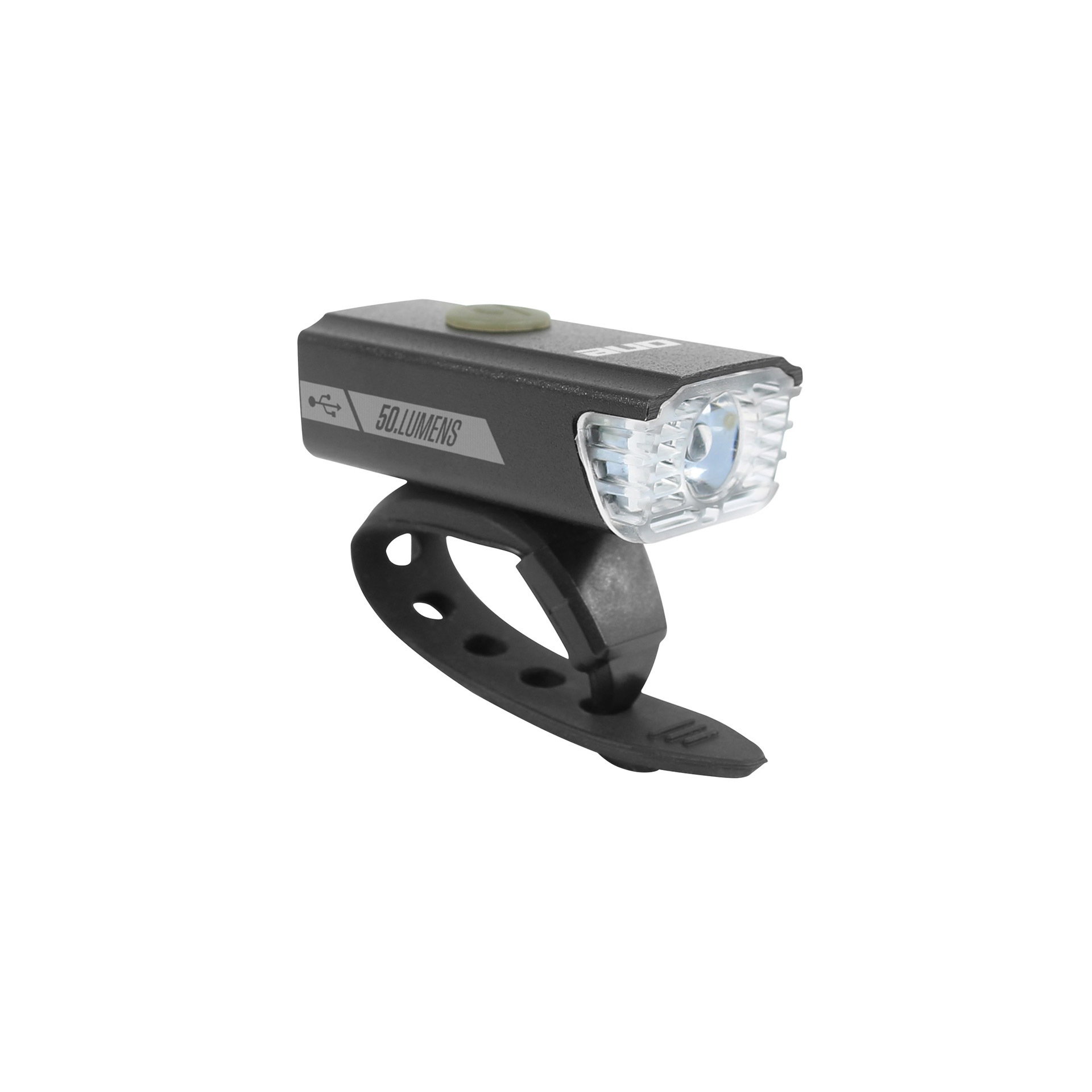 One Koplamp zwart