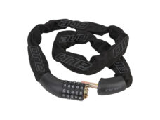 One kettingcijferslot 6.90  6mm/90cm black/grey