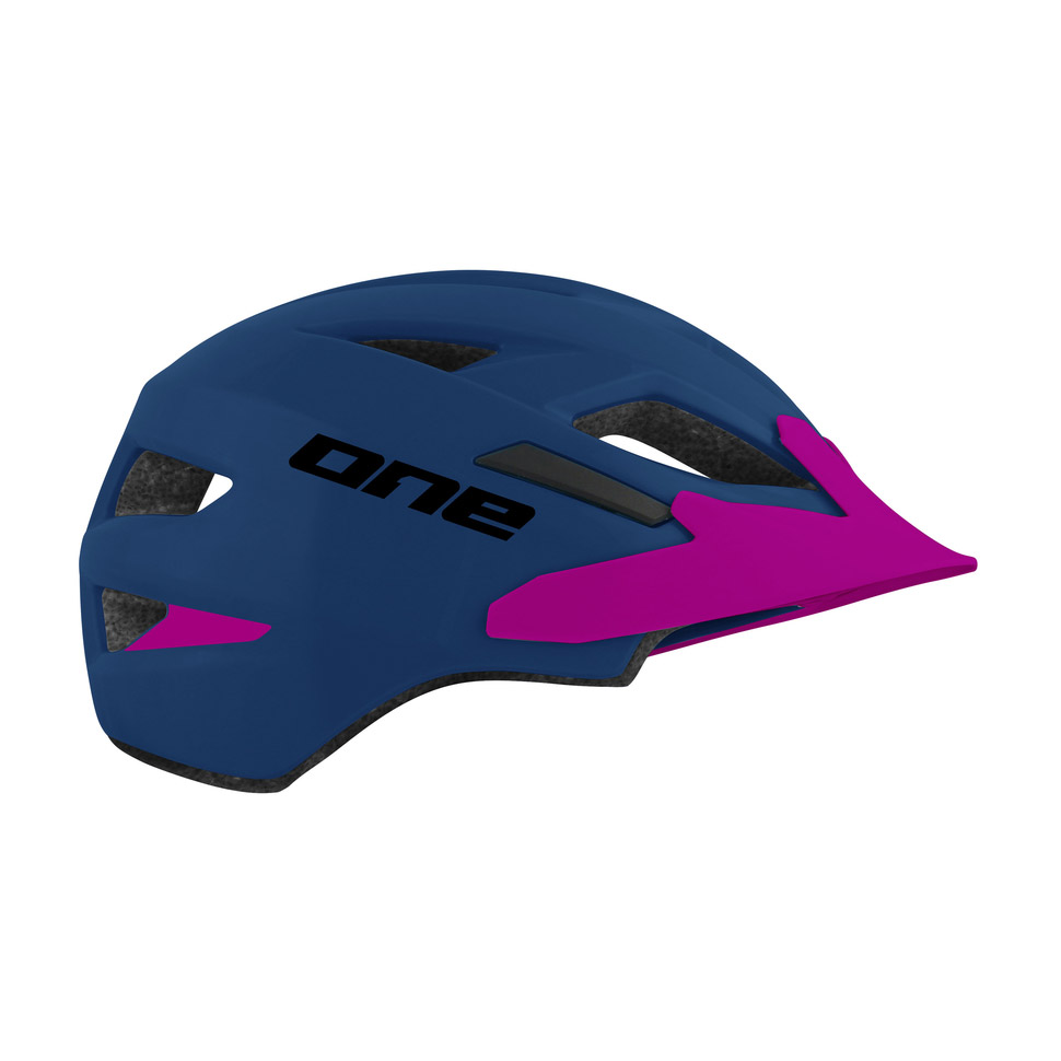 One Fietshelm blauw