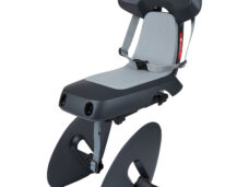 Polisport achterzitje Guppy Junior MIK-HD donker/lichtgr.