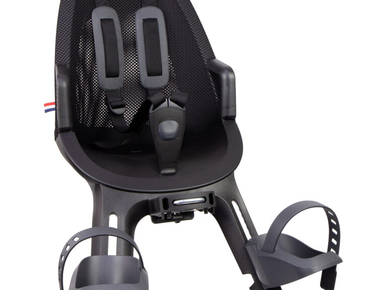 Qibbel Voorzitje Air Incl. Adapter 1⅛ Geïnt. Kabels Zwart