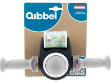 Qibbel toybar met handvatten grijs