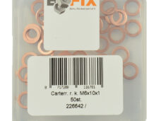 Bofix carterring koper M6x10x1 (50st)