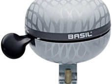 Basil Noir Bell ding dong 60mm metallic zilver 50463