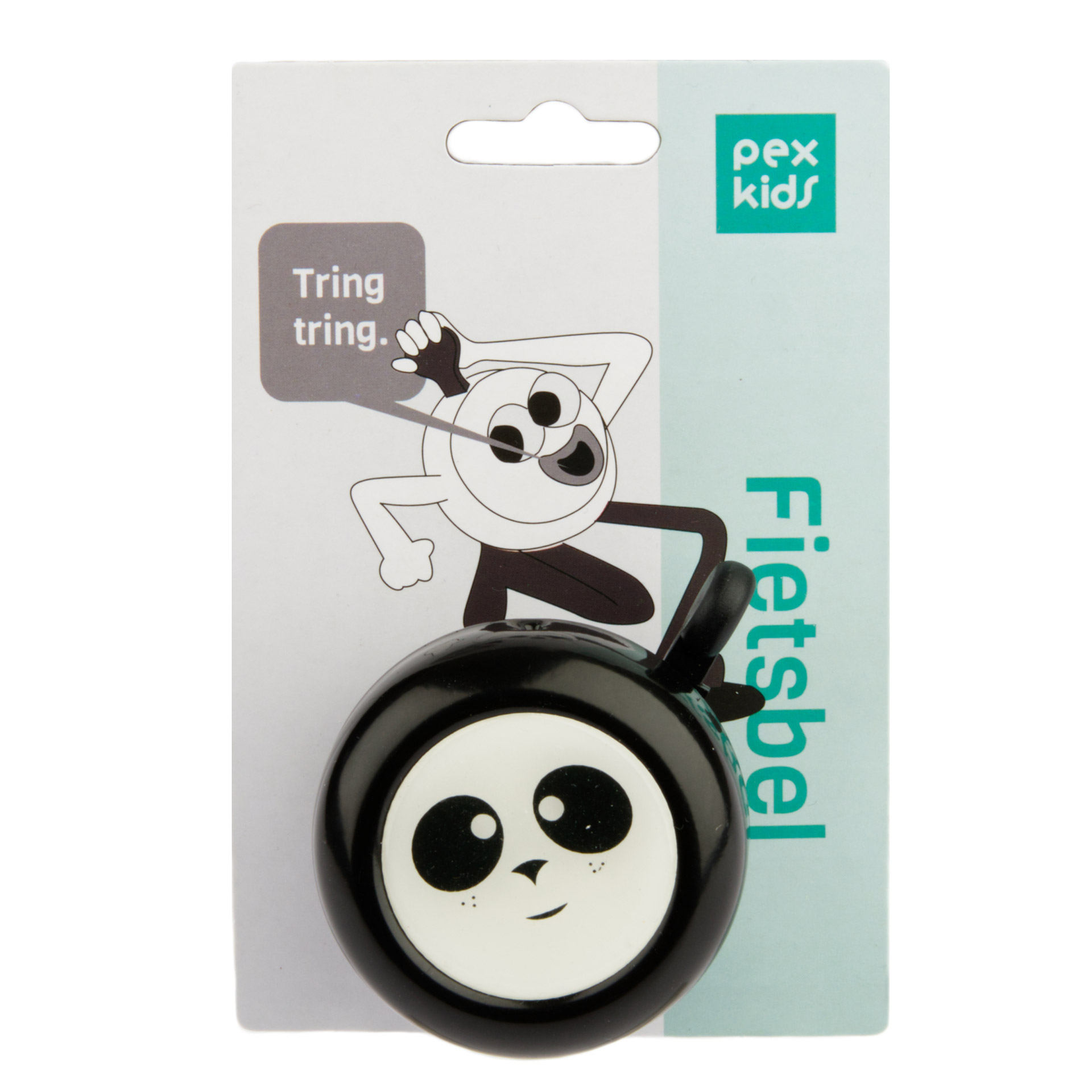 PexKids Fietsbel zwart