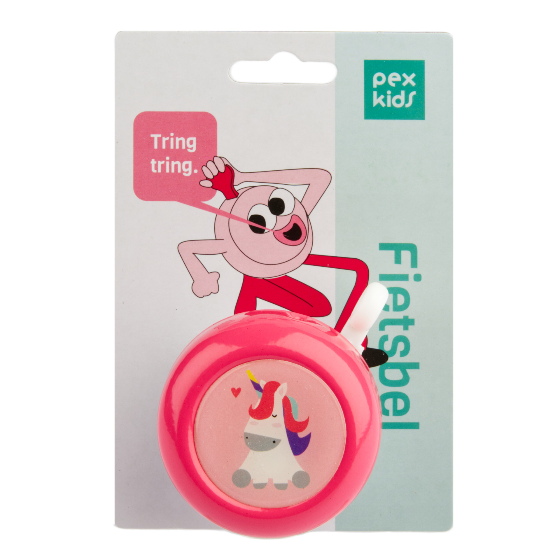PexKids Fietsbel wit