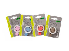 Widek bel Bling-Bling op kaart wit en pastelkleur assorti