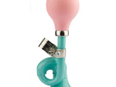 PexKids fietstoeter krul Green Toet met roze bol