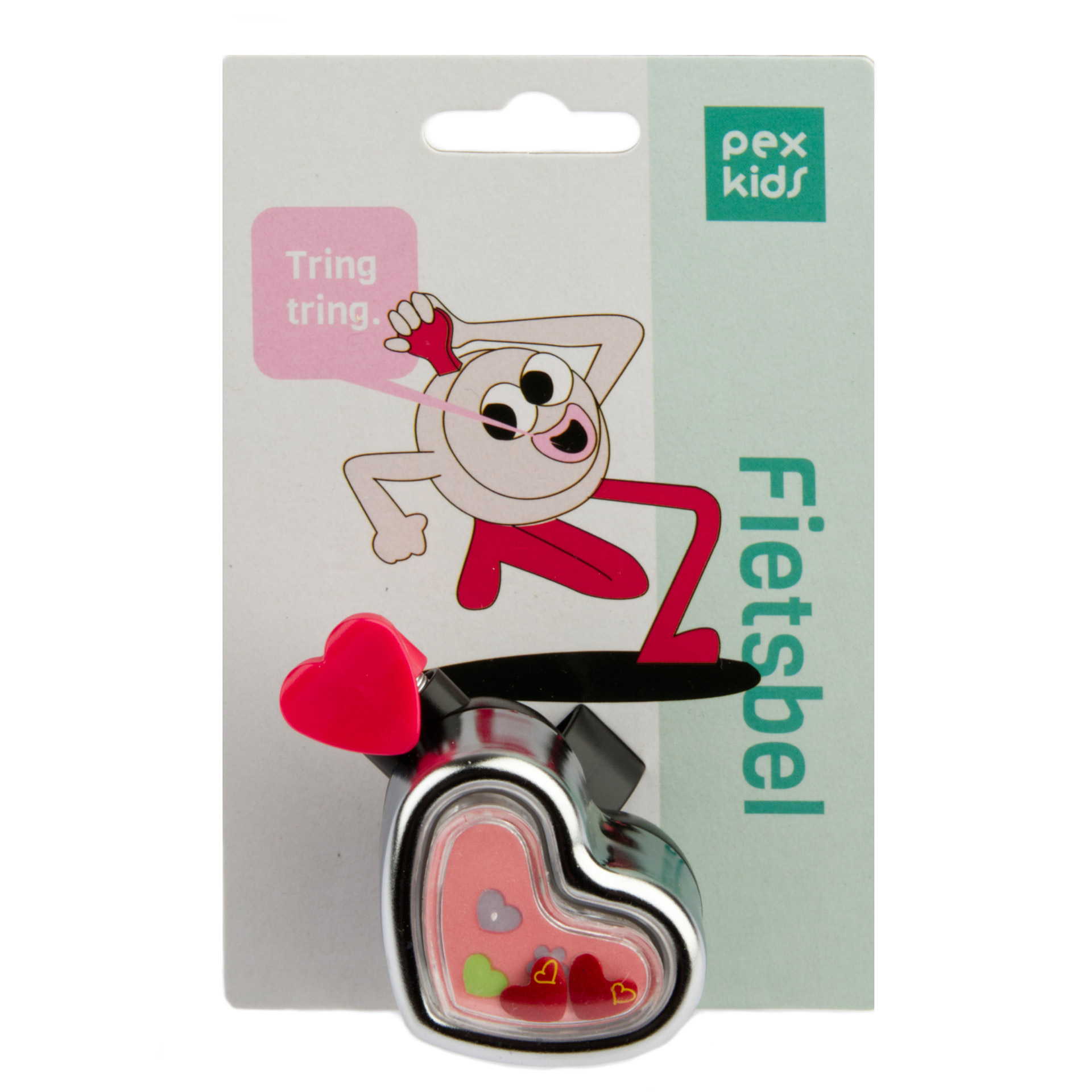 PexKids Fietsbel chroom