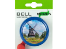 Widek bel Nederland op kaart blauw met molen