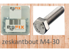 Bofix zeskantbout M4x30 (50st)
