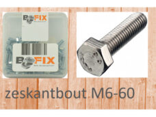 Bofix zeskantbout M6x60 (25st)