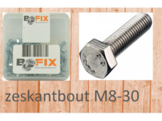 Parafuso sextavado Bofix M8-30 (12 unidades)