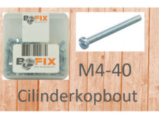 Bofix cilinderkopbout M4x40 verzinkt (50st)