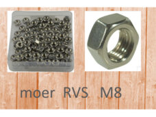 Bofix moer M8 RVS (50st)