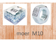 Bofix moer M10 verzinkt (50st)