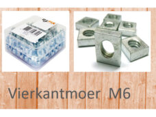 Bofix vierkantmoer M6 (100st)