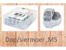 Bofix dop/siermoer M5 verzinkt (25st)