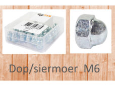 Bofix dop/siermoer M6 verzinkt (25st)