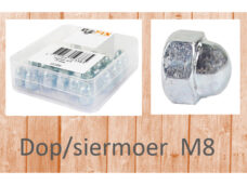 Bofix dop/siermoer M8 verzinkt (25st)