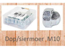 Bofix dop/siermoer M10 verzinkt (12st)