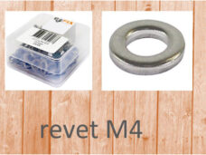 Bofix skive M4 galvaniseret (200 stk.)