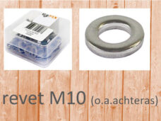 Bofix achterasring M10 verzinkt (100st)
