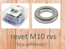 Bofix sluitring M10 RVS (100st)