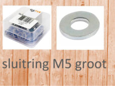 Bofix sluitring groot M5 verzinkt (100st)