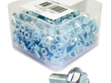Bofix spatbordbout met moer M5x12 verzinkt (100st)