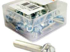 Bofix spatbordbout met moer M5x25 verzinkt (50st)