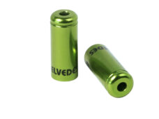 Elvedes kabelhoedje 5mm aluminium groen (10st)