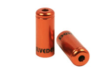 Elvedes kabelhoedje 5mm aluminium oranje (10st)