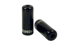 Elvedes kabelhoedje 5mm aluminium zwart (10st)