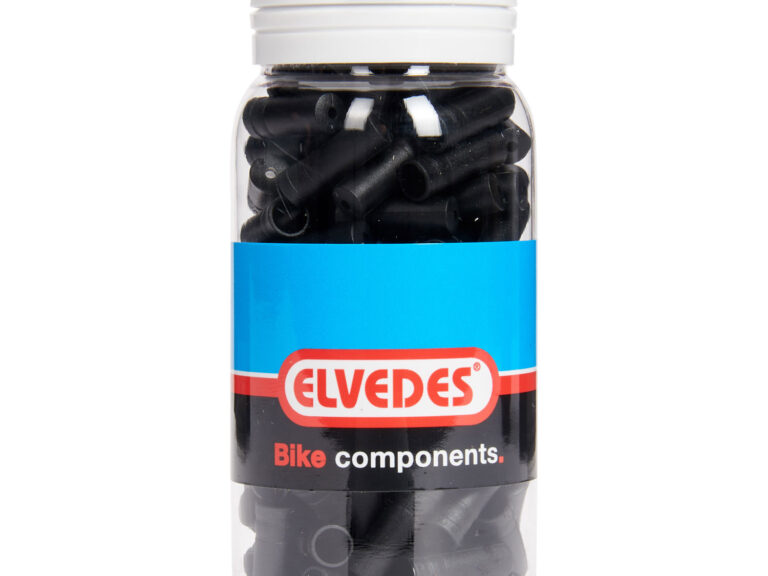 Elvedes kabelhoedje 5mm PVC zwart (150st)