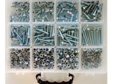 Bofix assortimentsdoos 12 vaks flensbouten en moeren