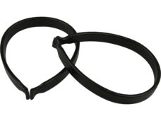 VWP Stel broekklemmen PVC zwart