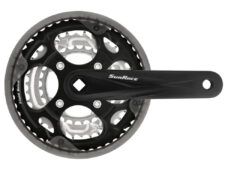 Sunrace crankstel FCM300 7/8v 48/38/28 170mm -5mm zw/zi