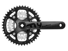 Sunrace crankstel FCM914 9v 44/32/22 175mm -5mm zw/zilv