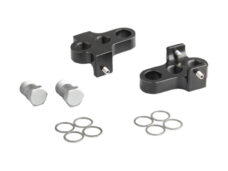 Mirage crankverkorters met RVS bouten aluminium T6 zwart