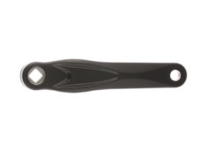 Miranda crank links Alfa-1 170mm zwart gecoat