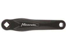 Miranda crank rechts Alfa-1 170mm zwart gecoat